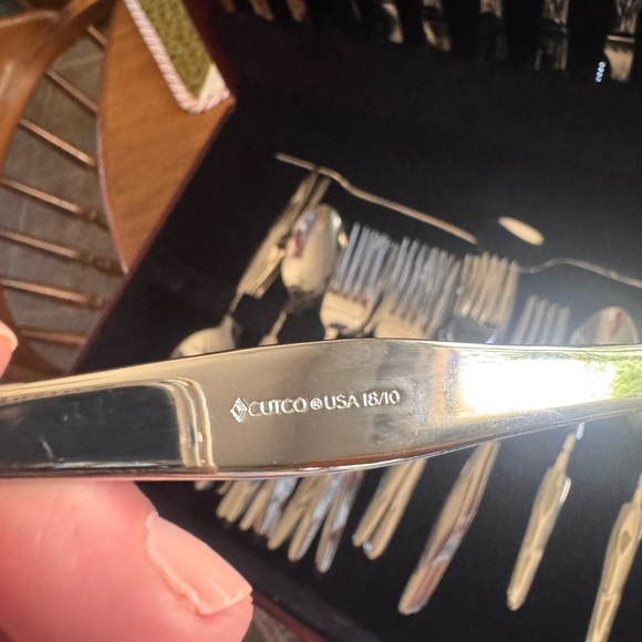 NEW CUTCO Silverware service for 12 with a couple serving pieces 💕💕💕 - Picture 2 of 7